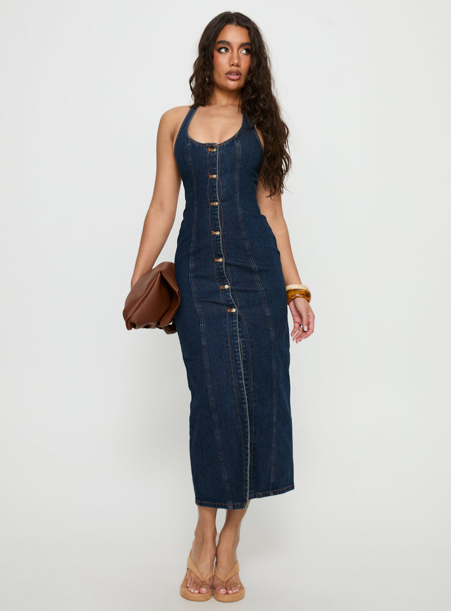 Kenny Maxi Dress Indigo · photo 3