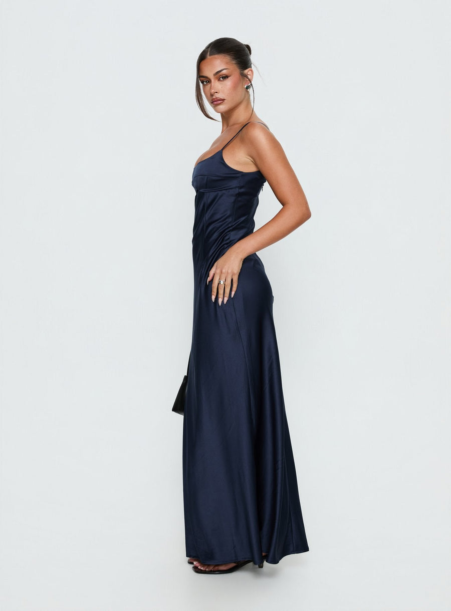 Powell Maxi Dress Navy · photo 3