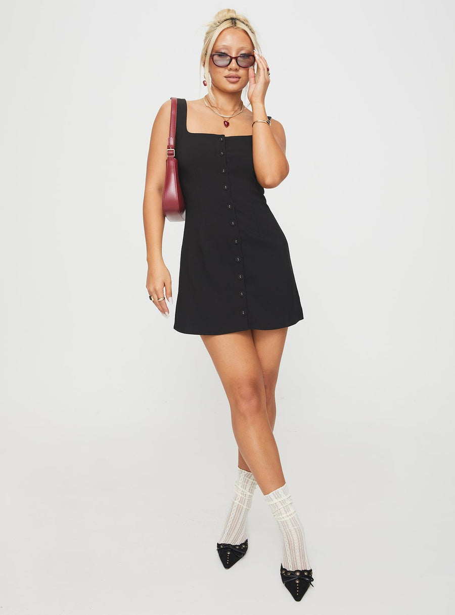 Zamie Mini Dress Black · photo 2