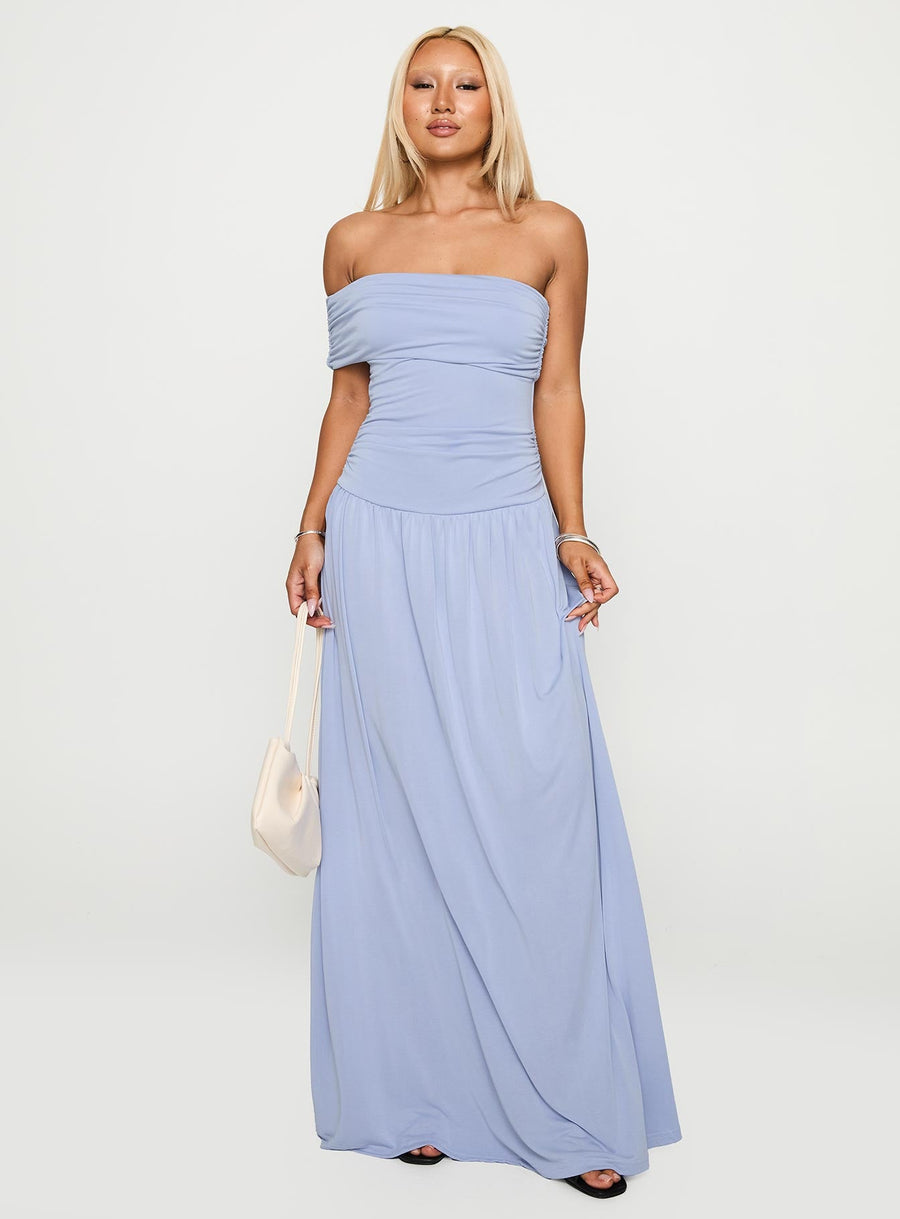Decadence Strapless Maxi Dress Lilac · photo 3