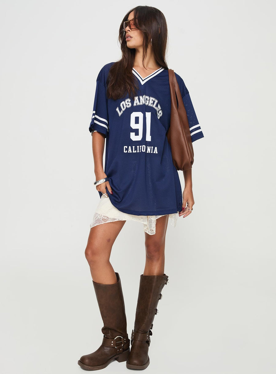 Michail Jersey Dress Navy · photo 3