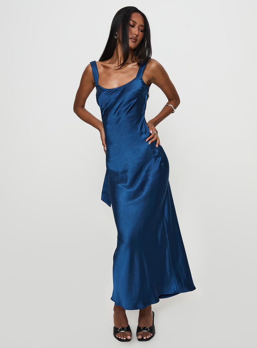Emiliana Maxi Dress Blue · photo 2