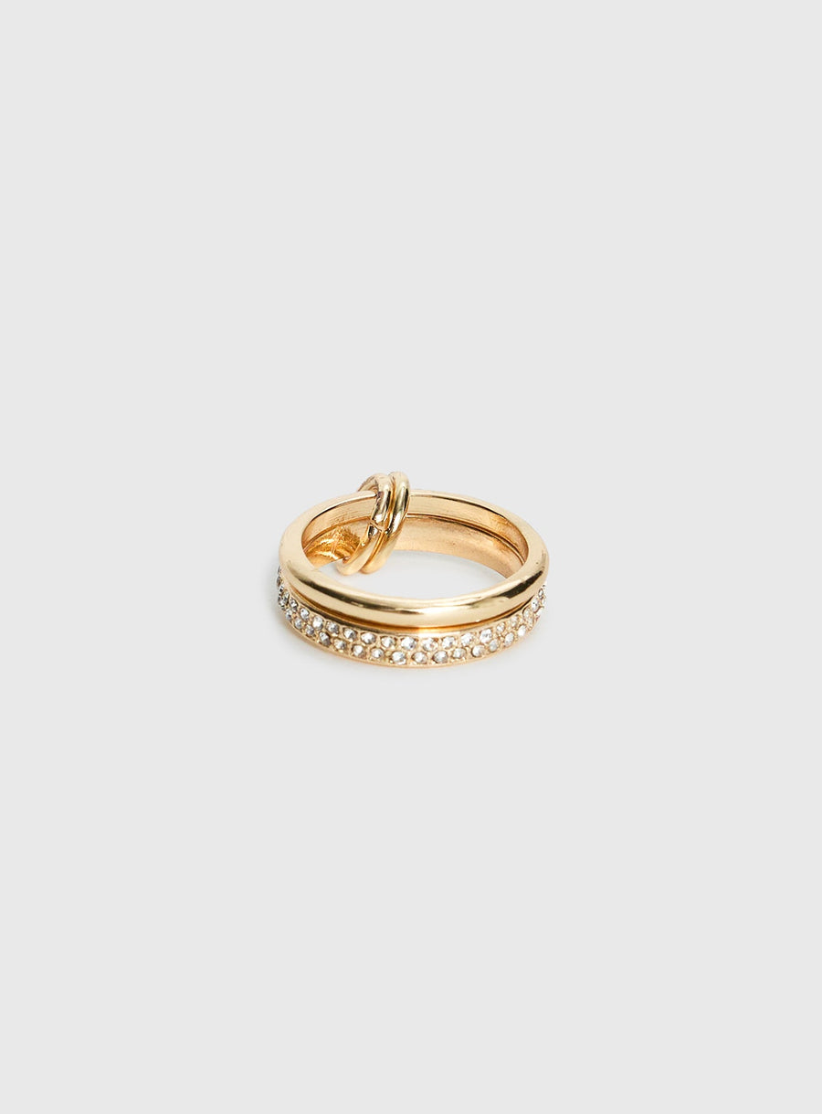Something Sweet Stacked Ring Gold · photo 3