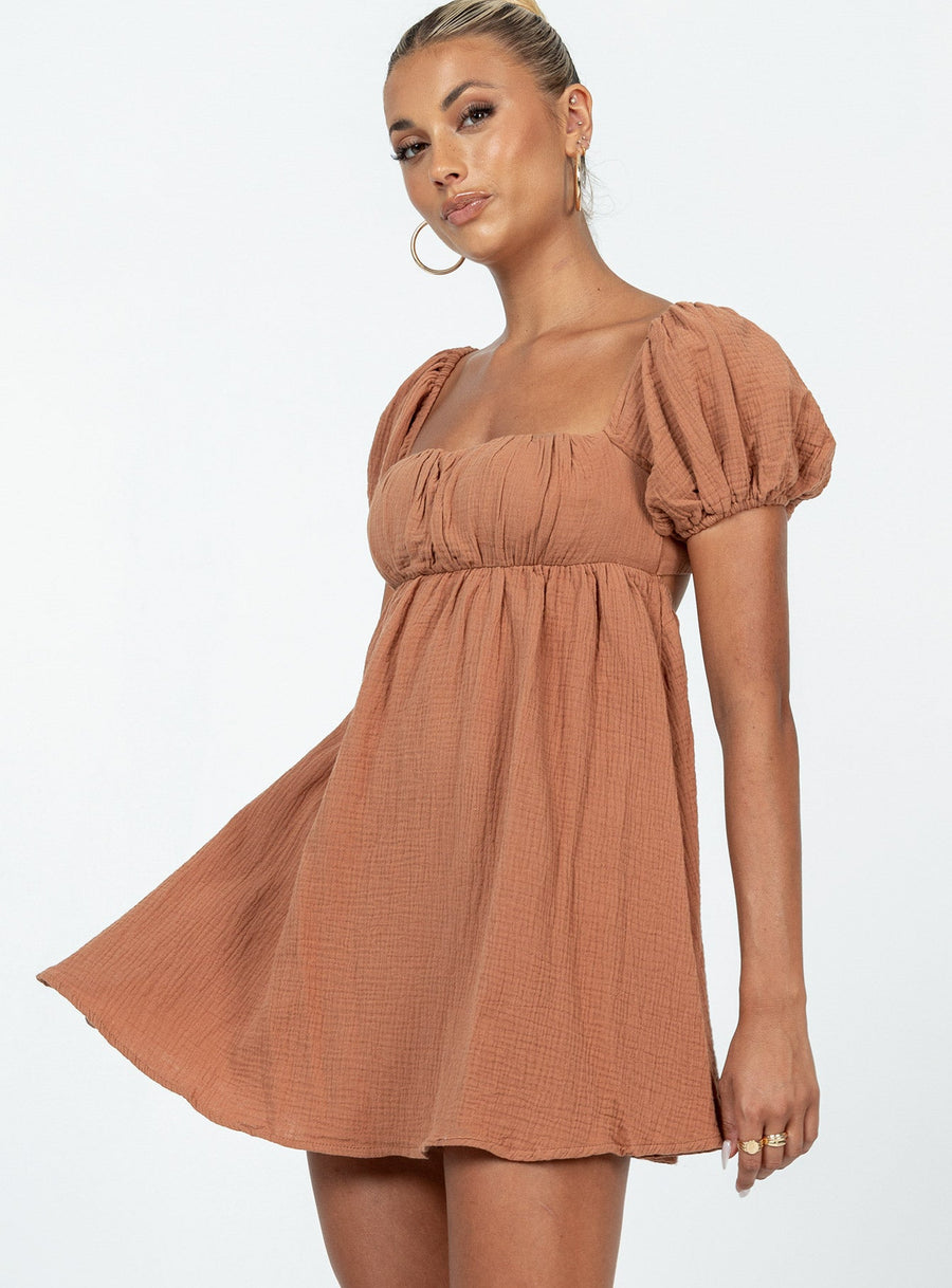Let's Dance Mini Dress Brown · photo 4
