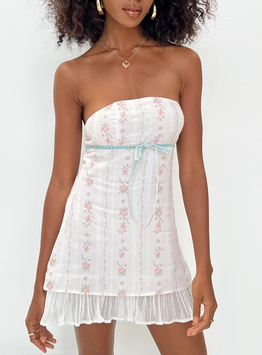 Odette Mini Dress Pink Multi · photo 6
