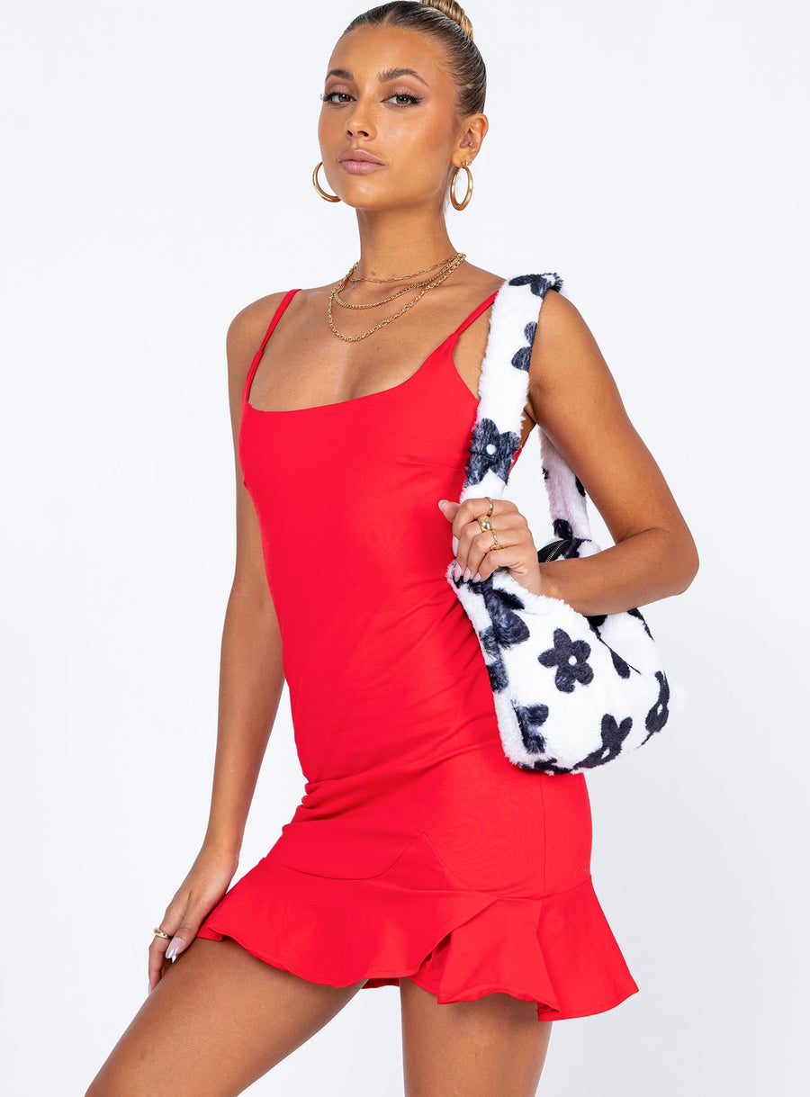 Kiribati Mini Dress Red · photo 4