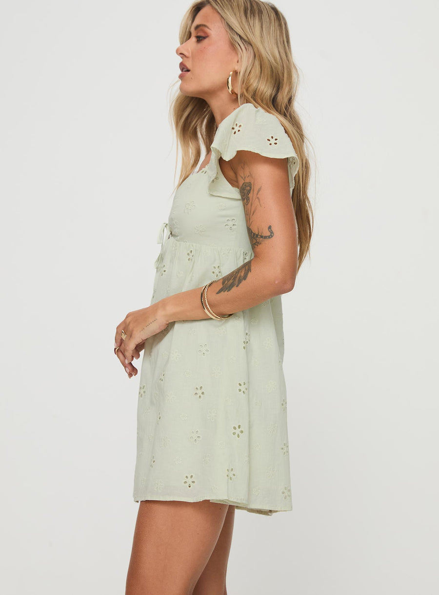 Staban Mini Dress Sage · photo 3