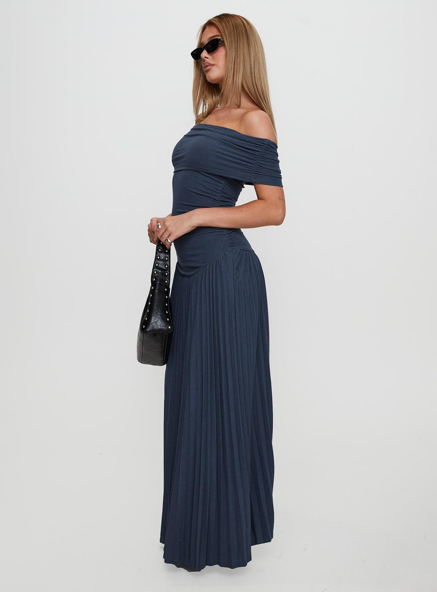 Field Of Dreams Maxi Dress Navy · photo 4