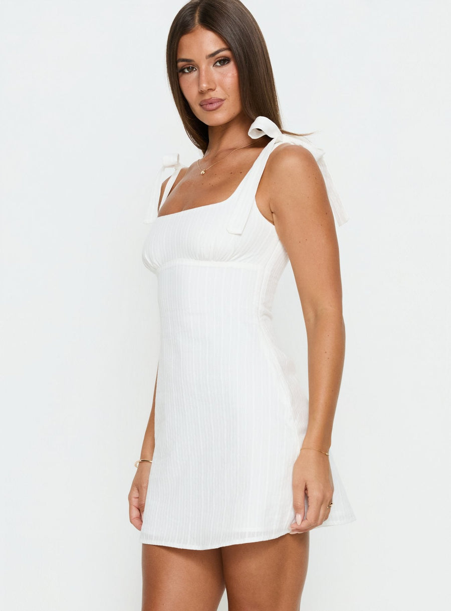 Neverending Mini Dress White · photo 4
