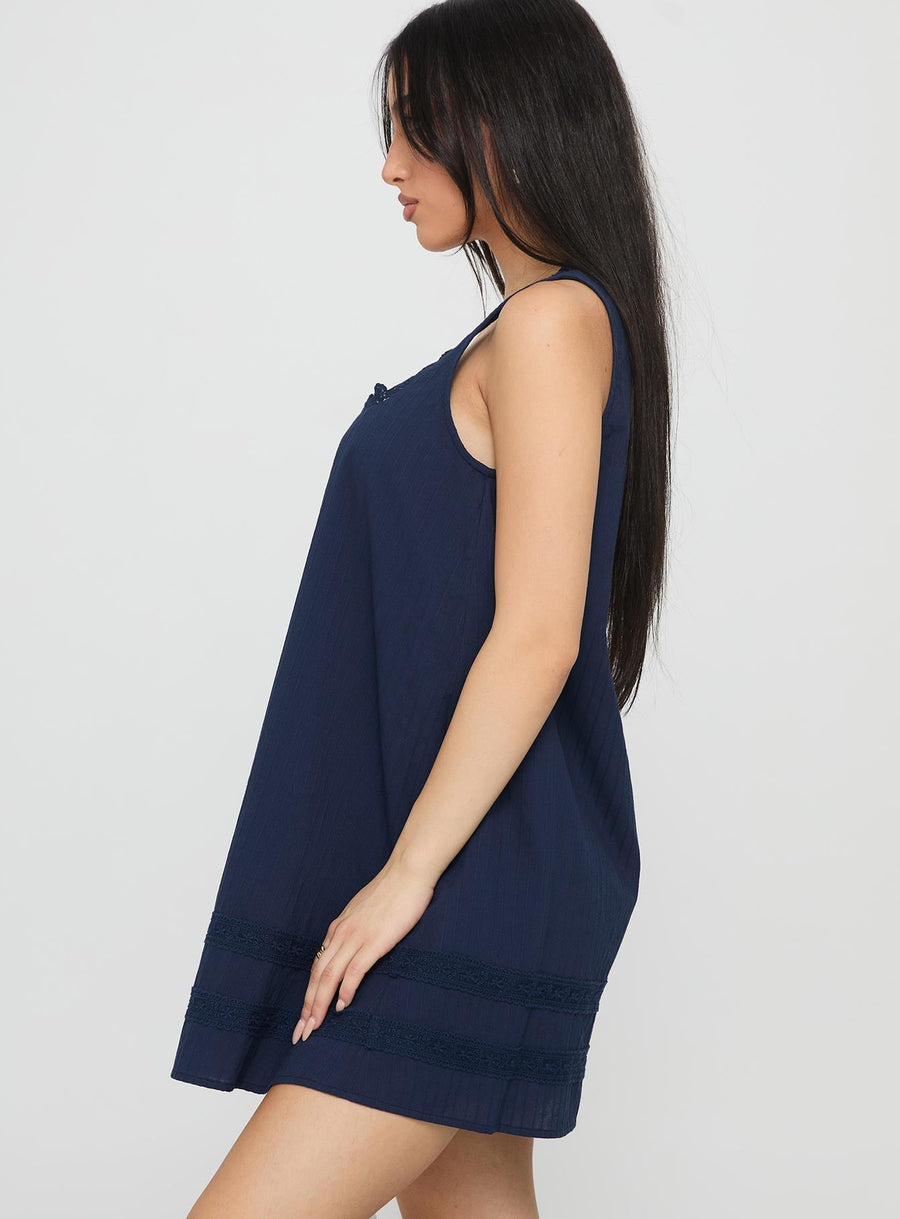 Alanah Mini Dress Navy · photo 4