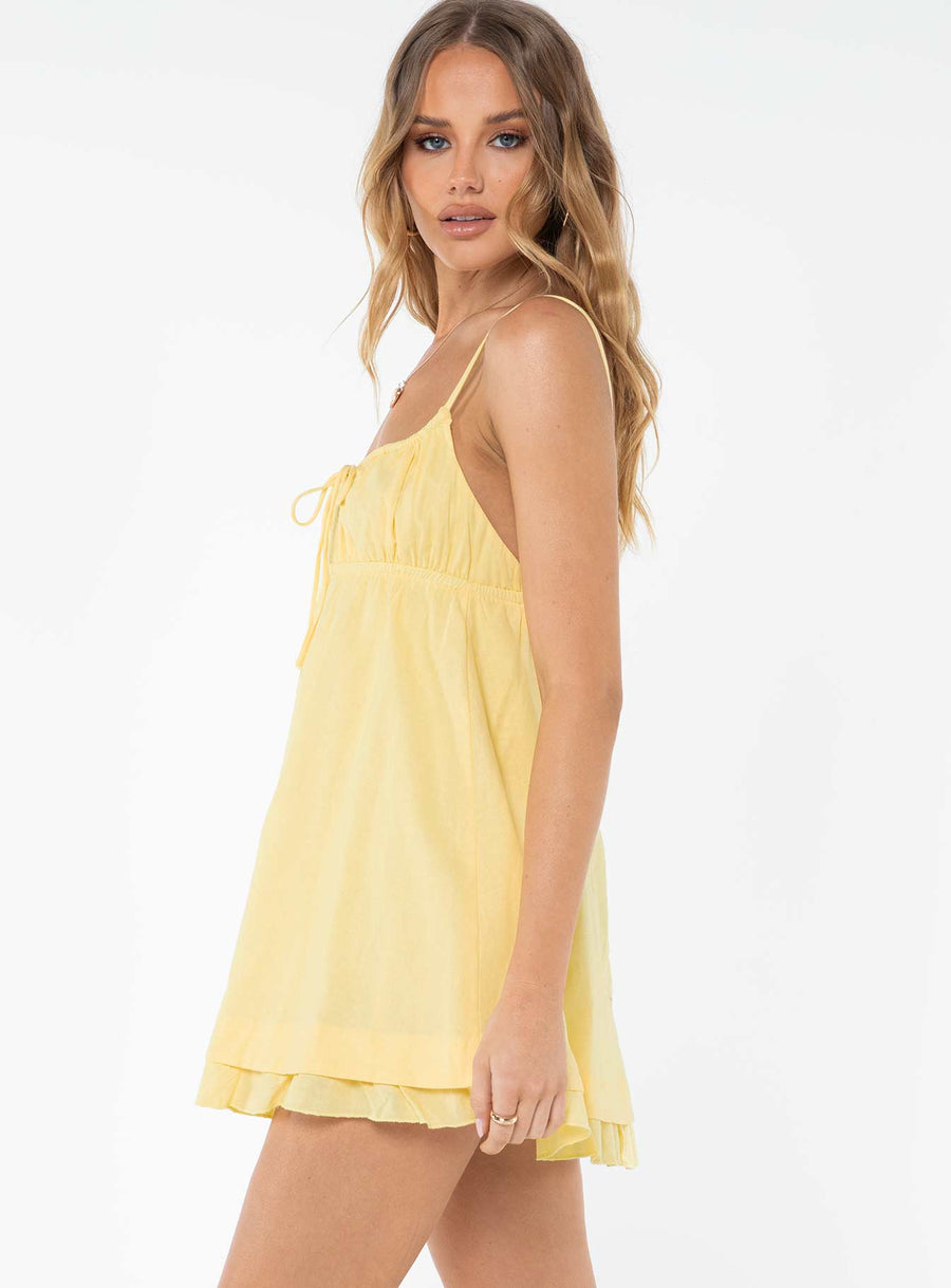 Empress Of Love Mini Dress Yellow · photo 4