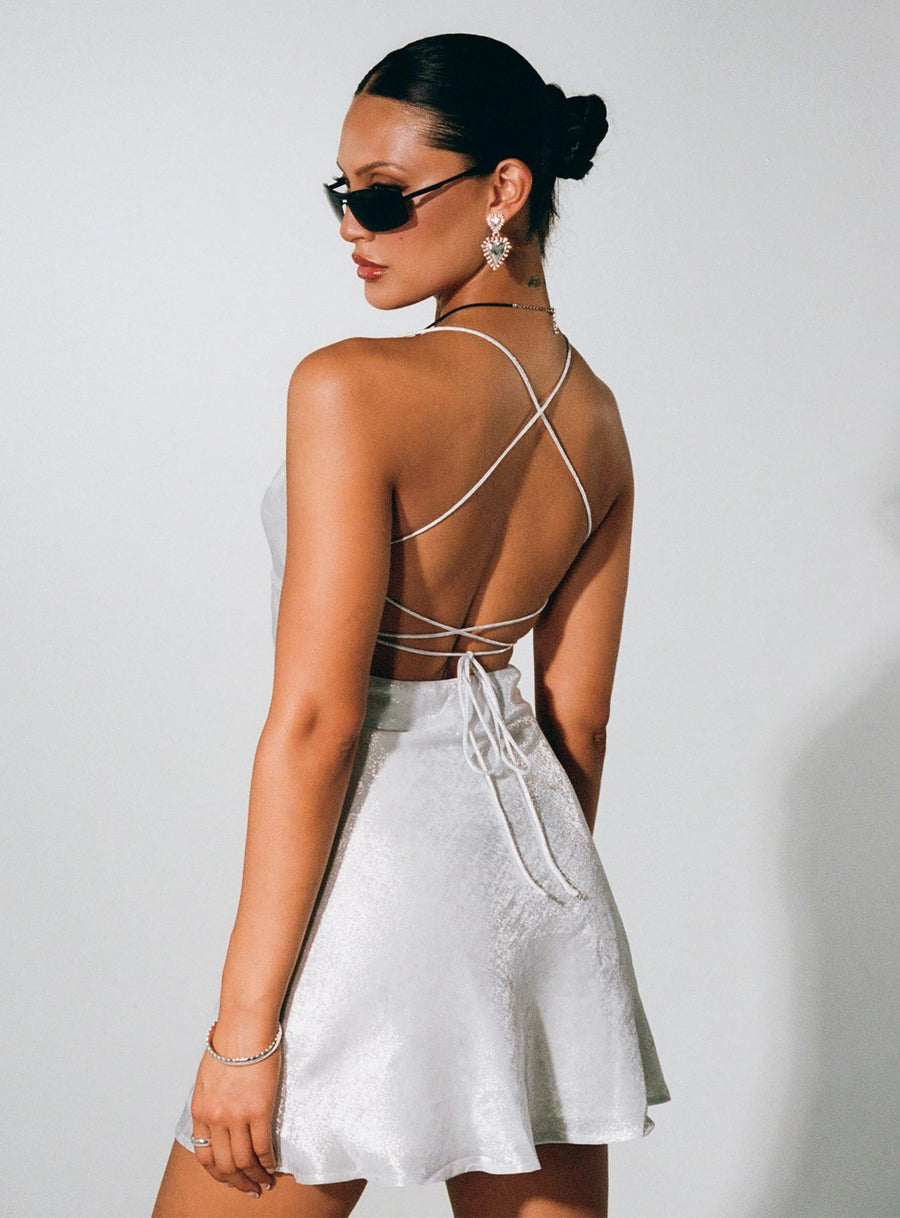 Clemence Mini Dress Silver · photo 3