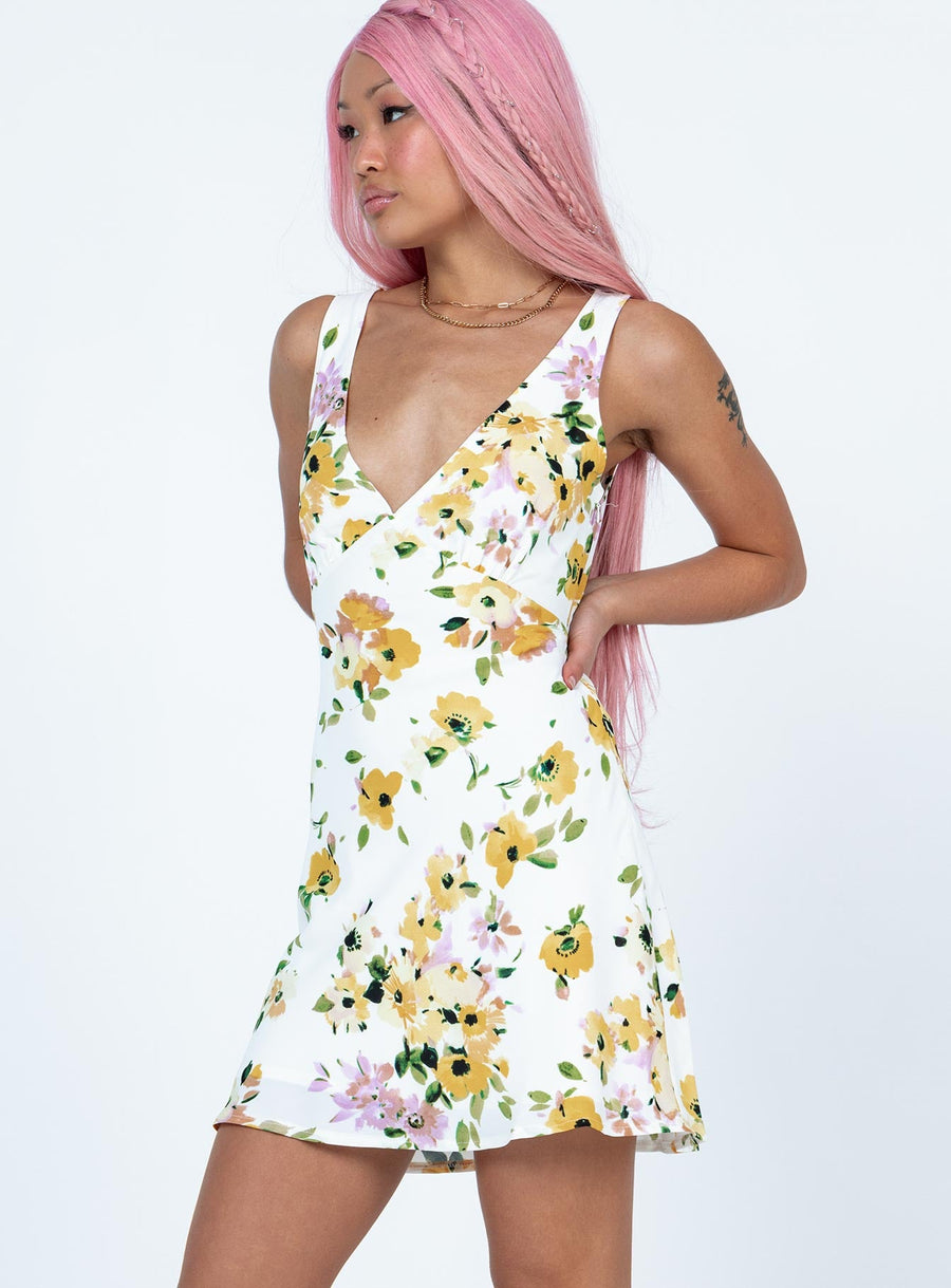 Nellie Mini Dress Multi Floral · photo 3