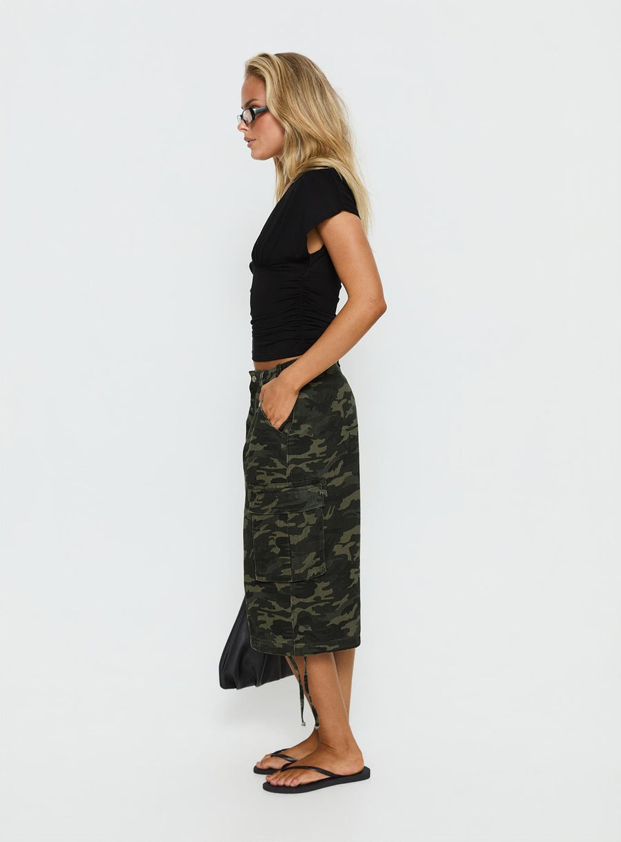 Hudsen Longline Cargo Shorts Camo · photo 5