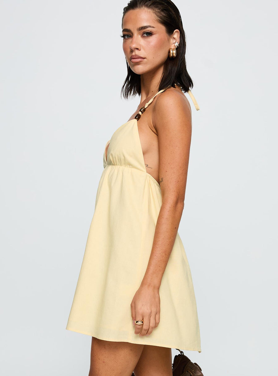 Melanea Mini Dress Yellow · photo 4