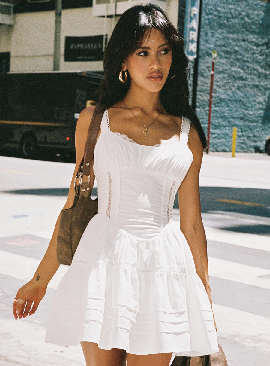 Cuppa Mini Dress White · photo 10