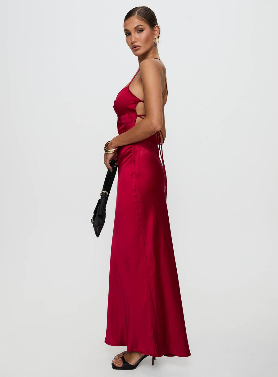 Kristelle Maxi Dress Red · photo 4