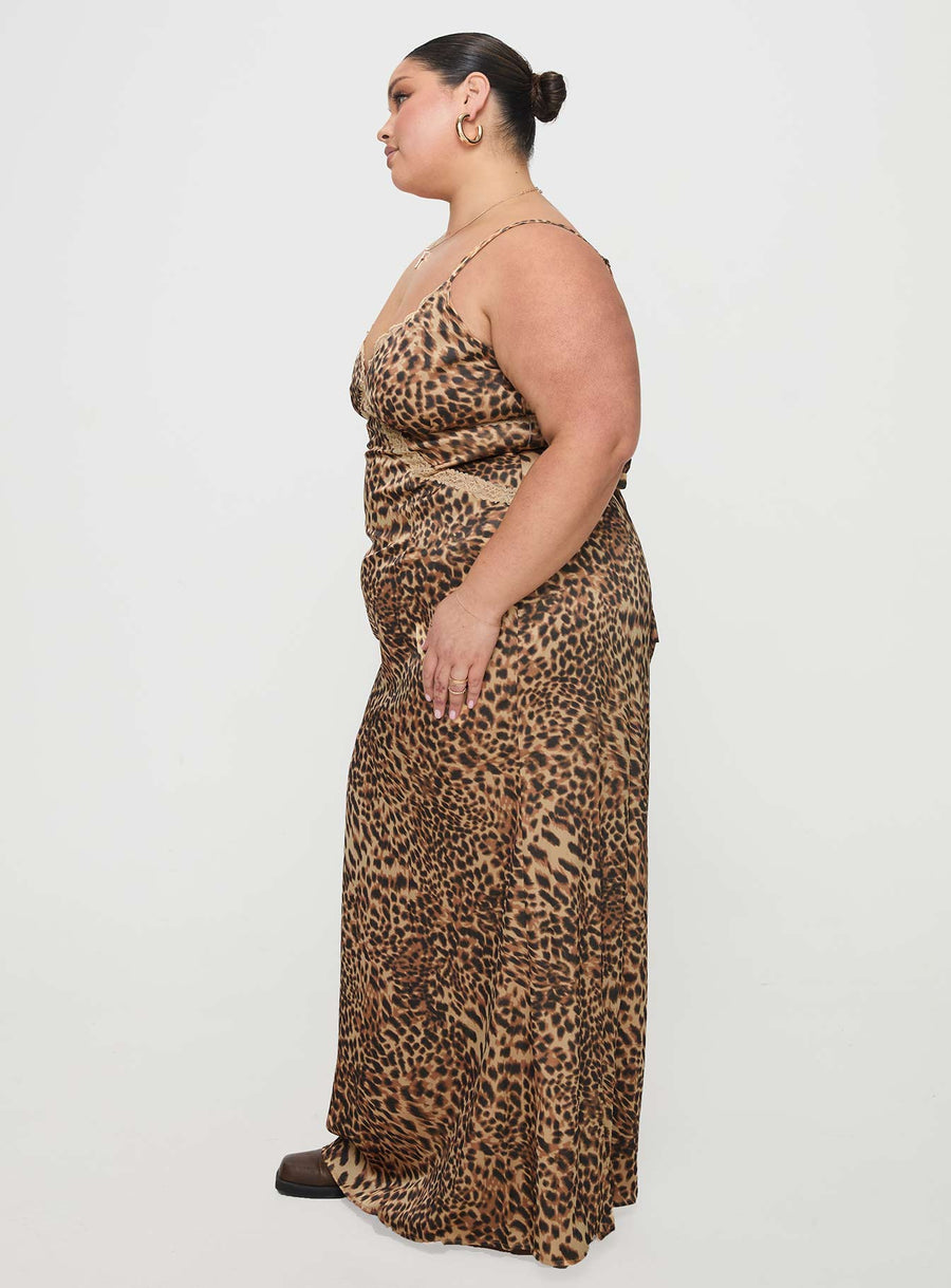 Sanctuary Maxi Dress Leopard Curve · photo 4