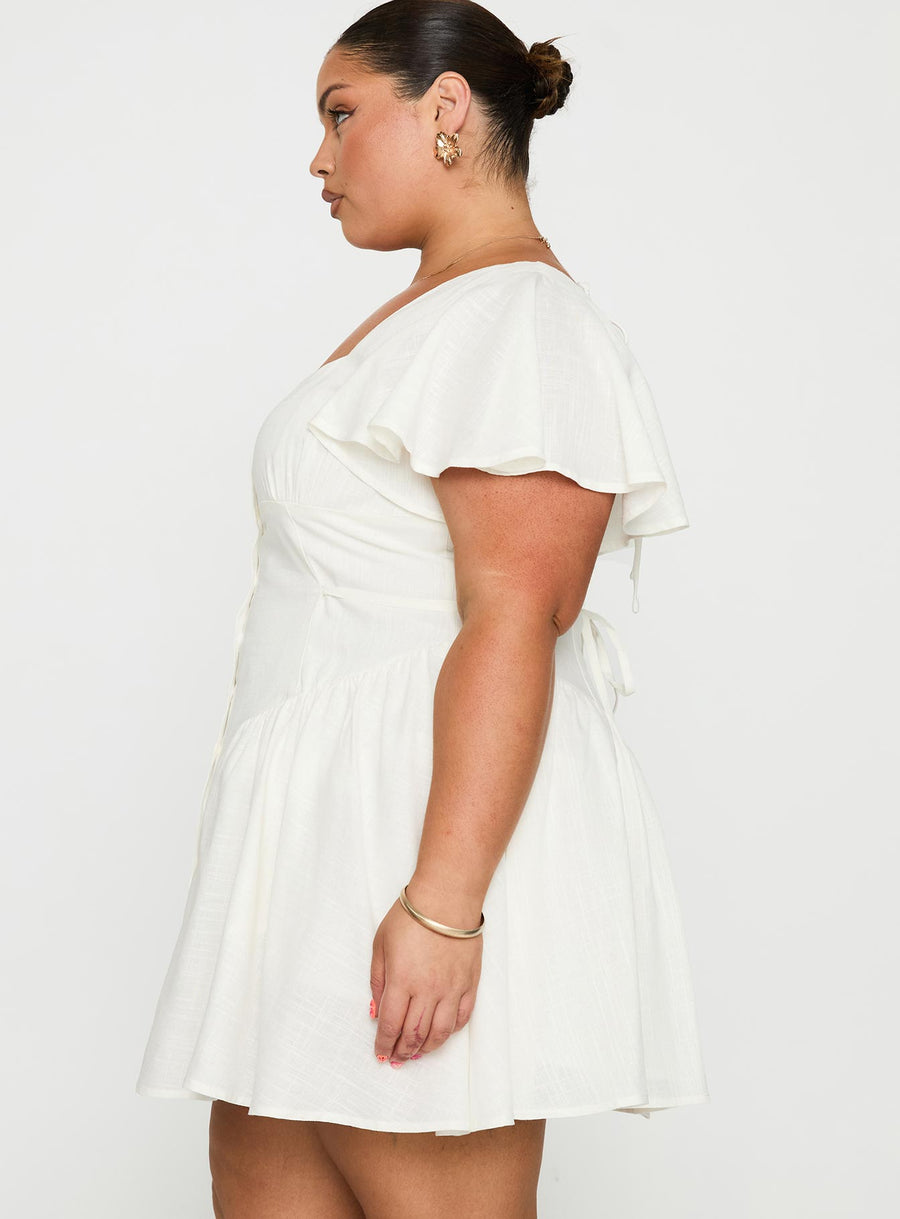 Forever More Mini Dress White Curve · photo 4