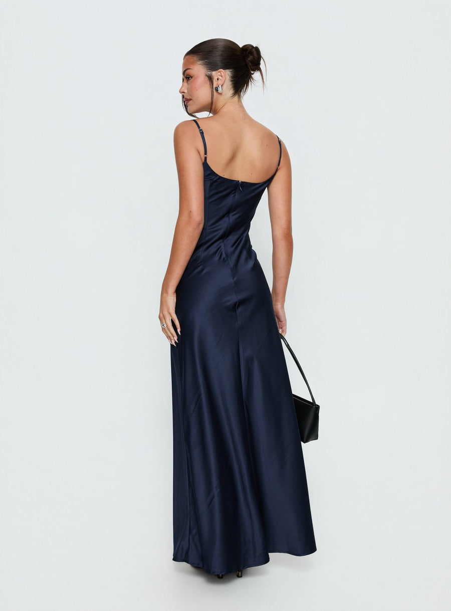 Powell Maxi Dress Navy · photo 4