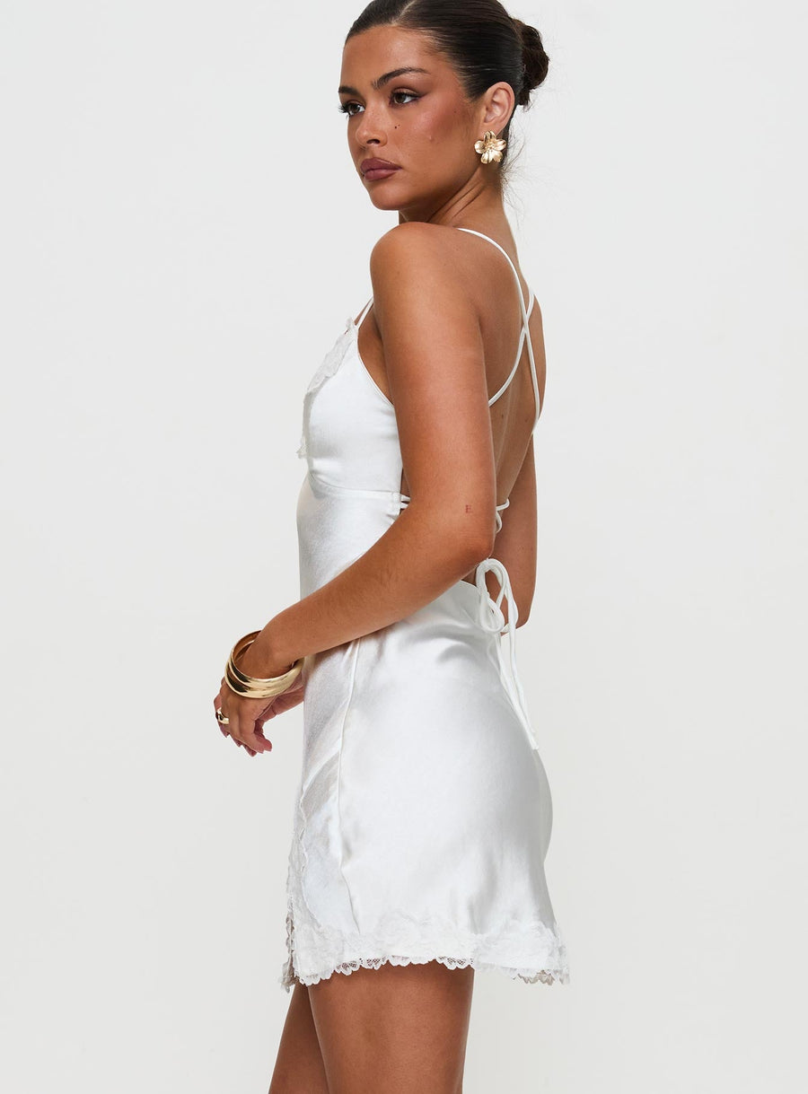 Anysa Mini Dress White · photo 7