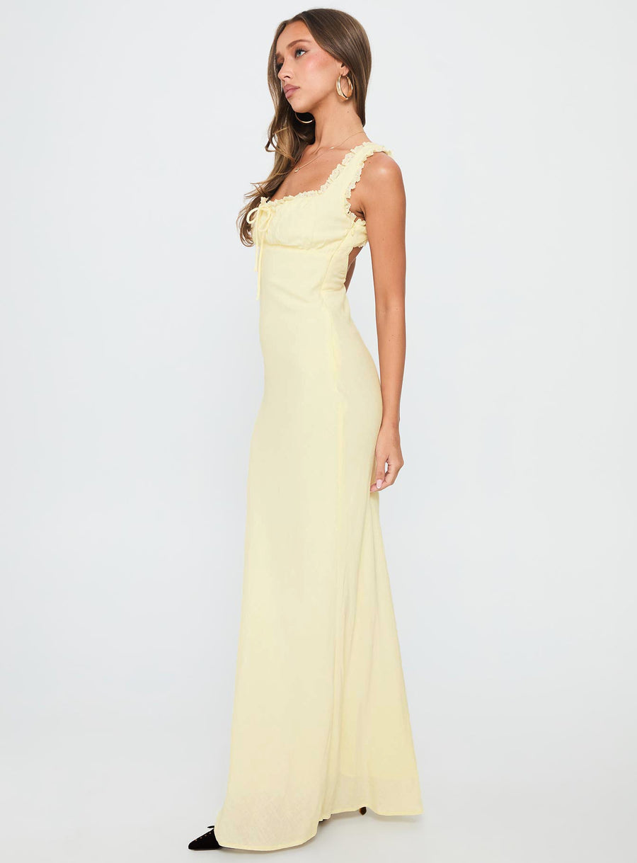 Lillette Maxi Dress Lemon · photo 4