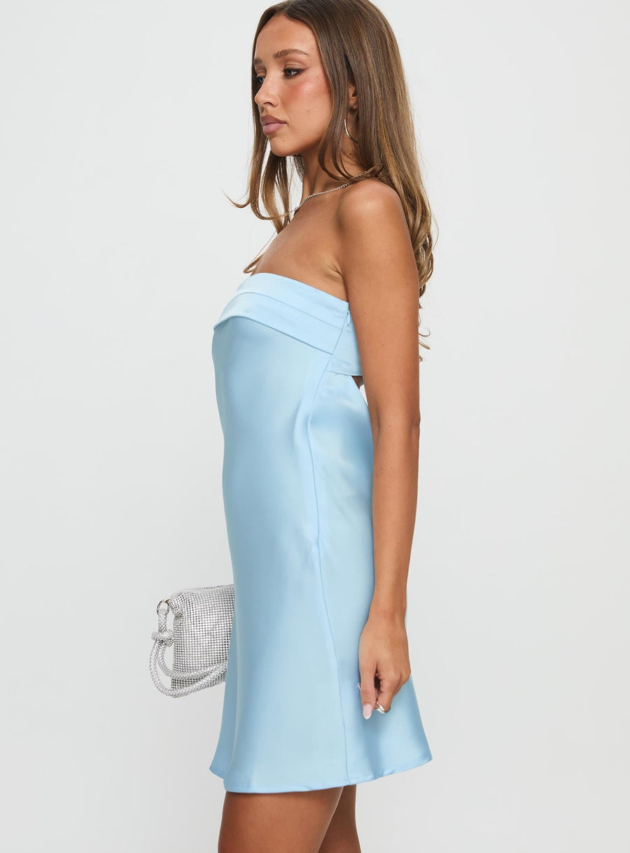 Phillipa Mini Dress Light Blue · photo 4