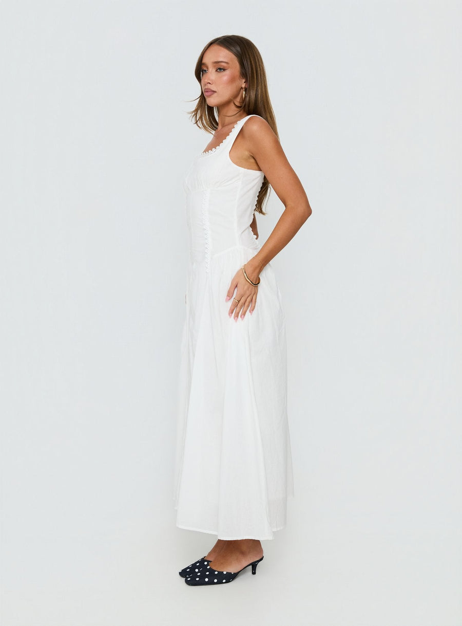 Mariette Panelled Midi Dress White · photo 4