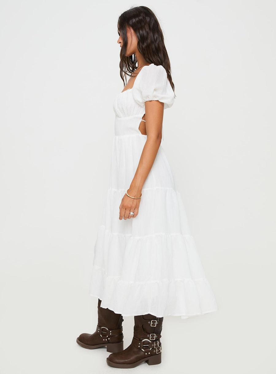 Danny Midi Dress White · photo 4