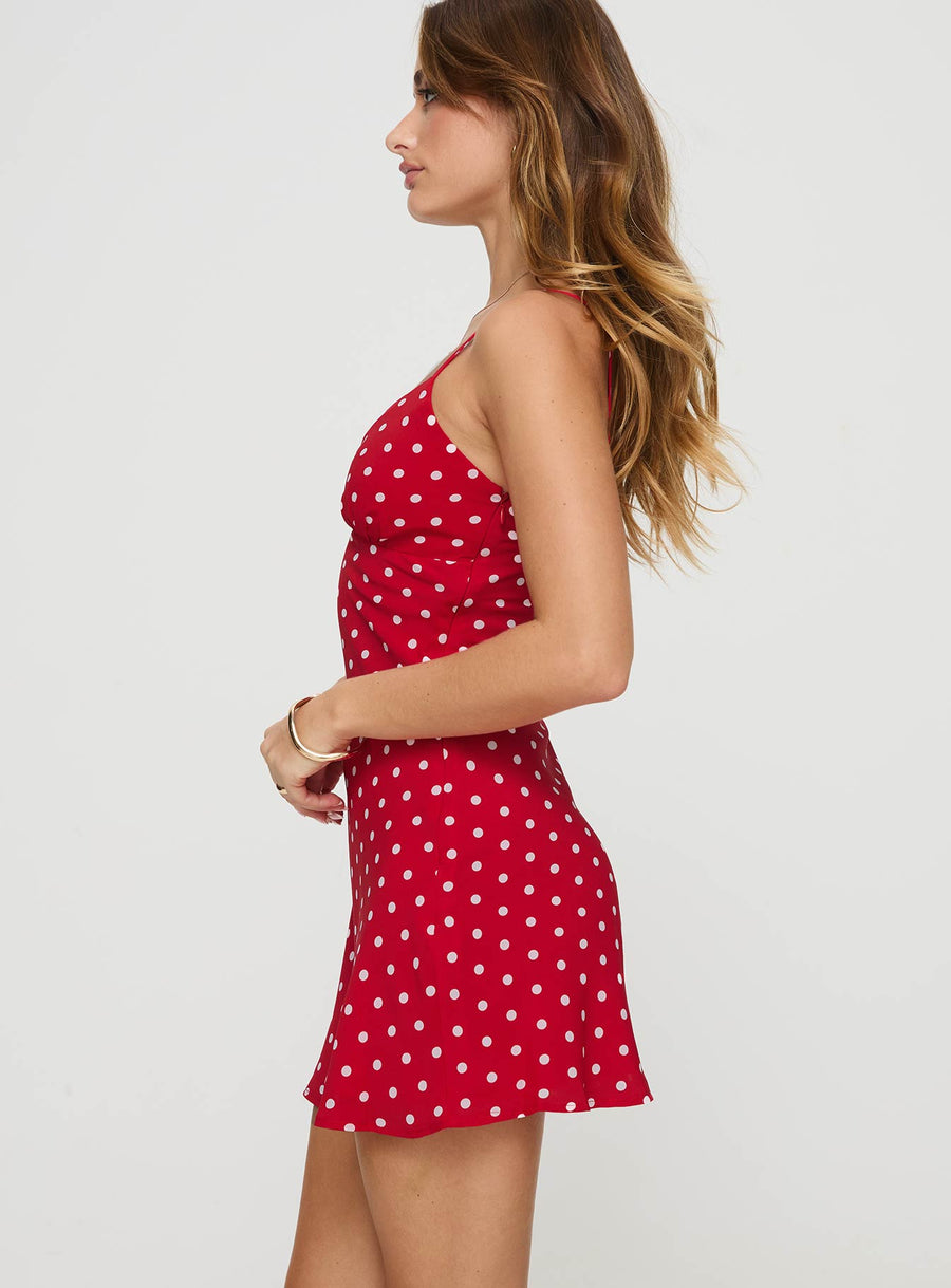 Chara Mini Dress Red · photo 3