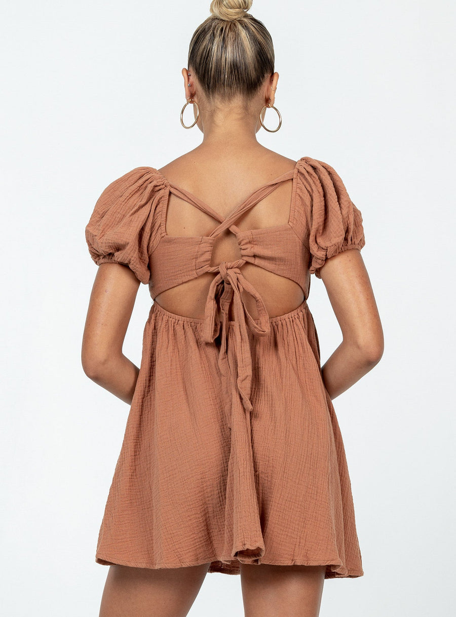 Let's Dance Mini Dress Brown · photo 5