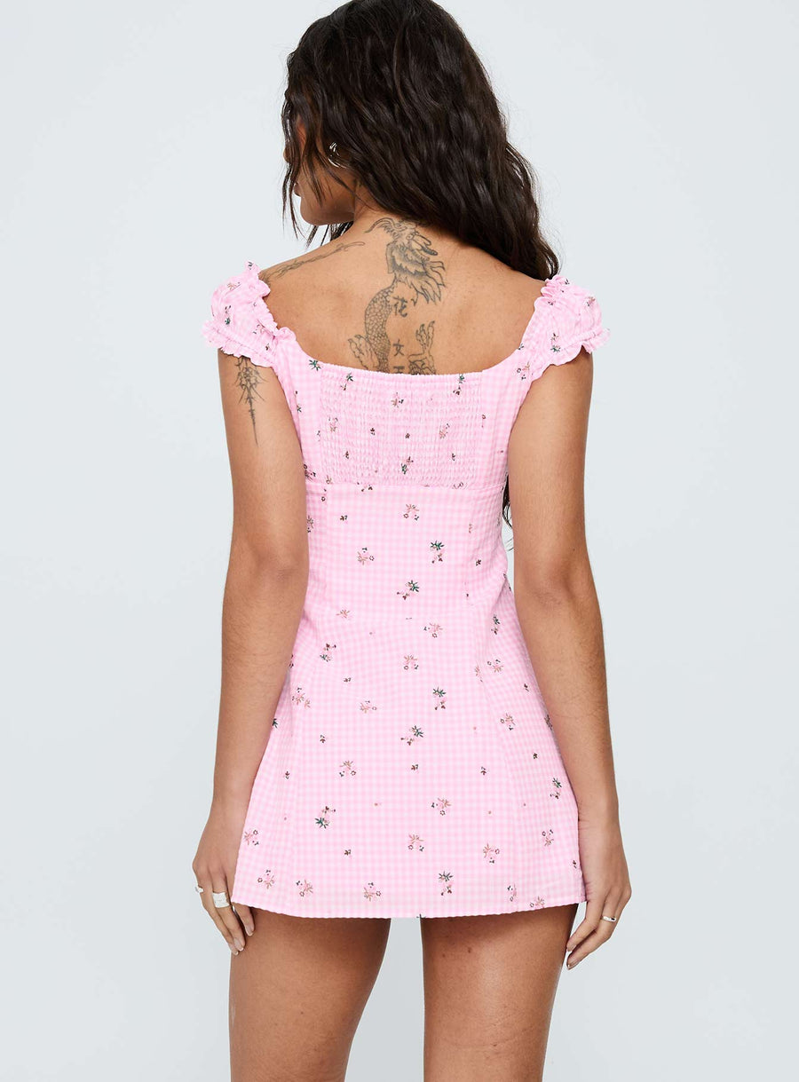 Freija Mini Dress Pink Multi · photo 4