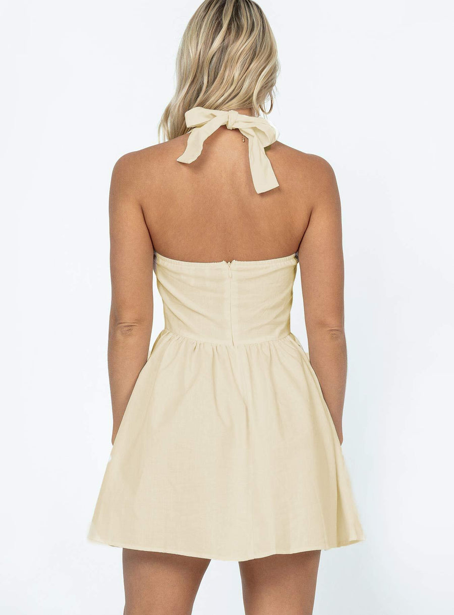Lyle Mini Dress Cream · photo 4