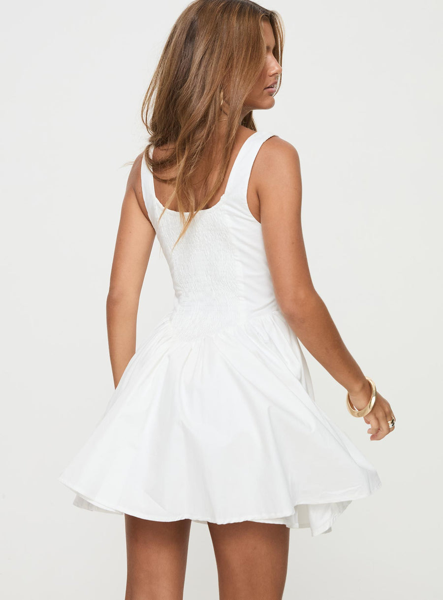 Straplie Mini Dress White · photo 5