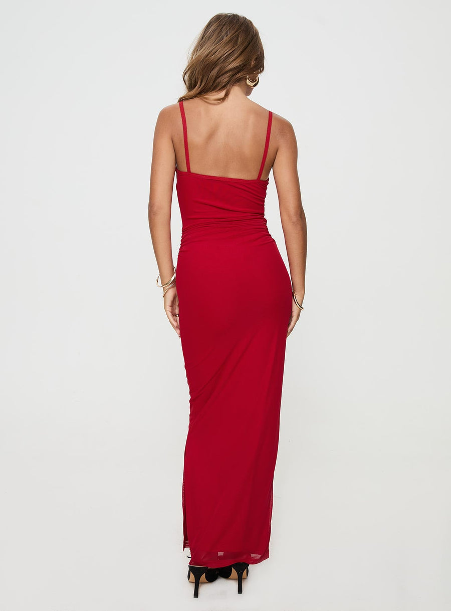 Apolline Maxi Dress Red · photo 5