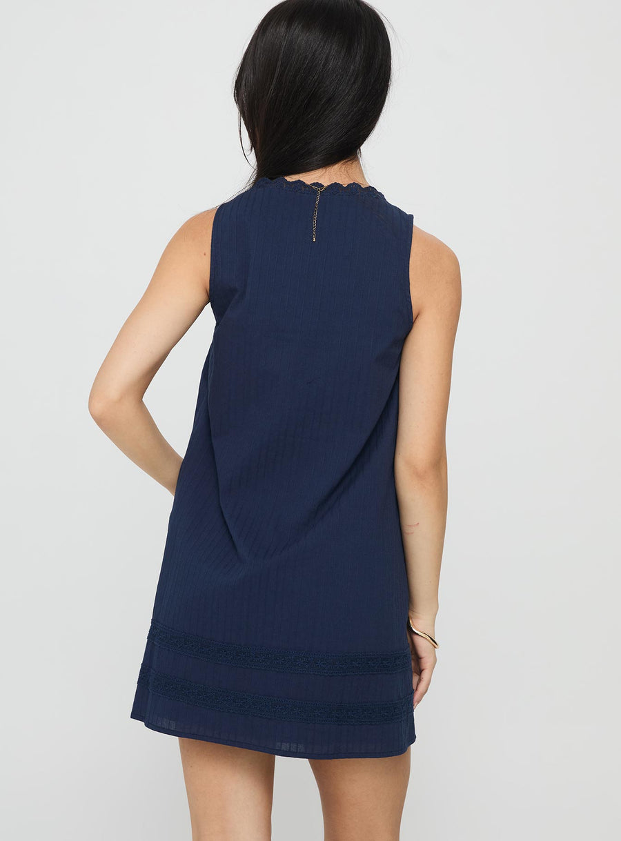 Alanah Mini Dress Navy · photo 5
