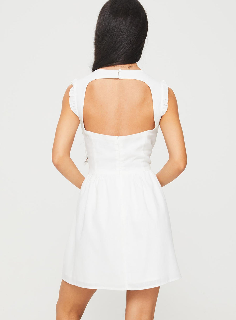 Mochi Mini Dress White · photo 5