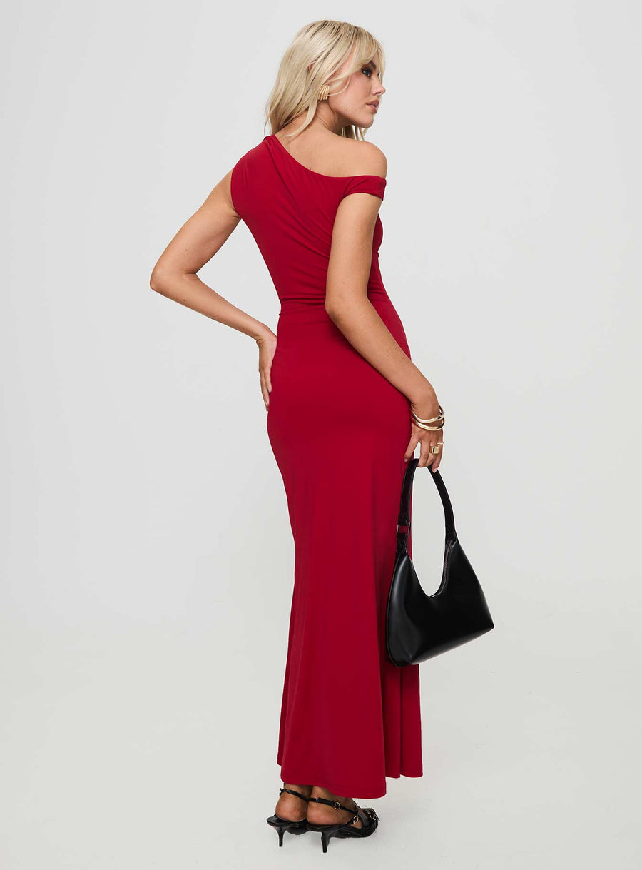 Beller Maxi Dress Red · photo 5