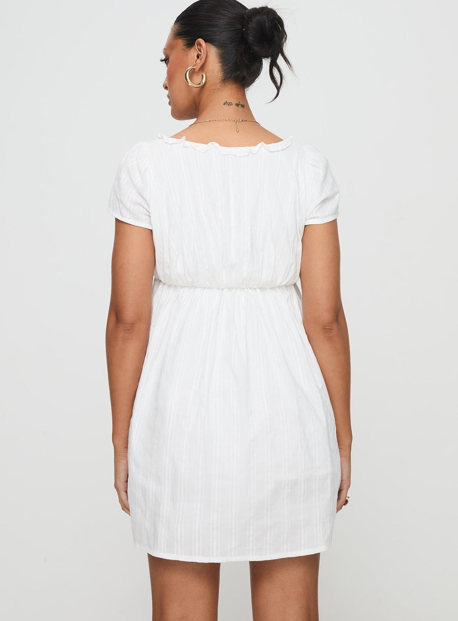 Monsterrat Mini Dress White · photo 4
