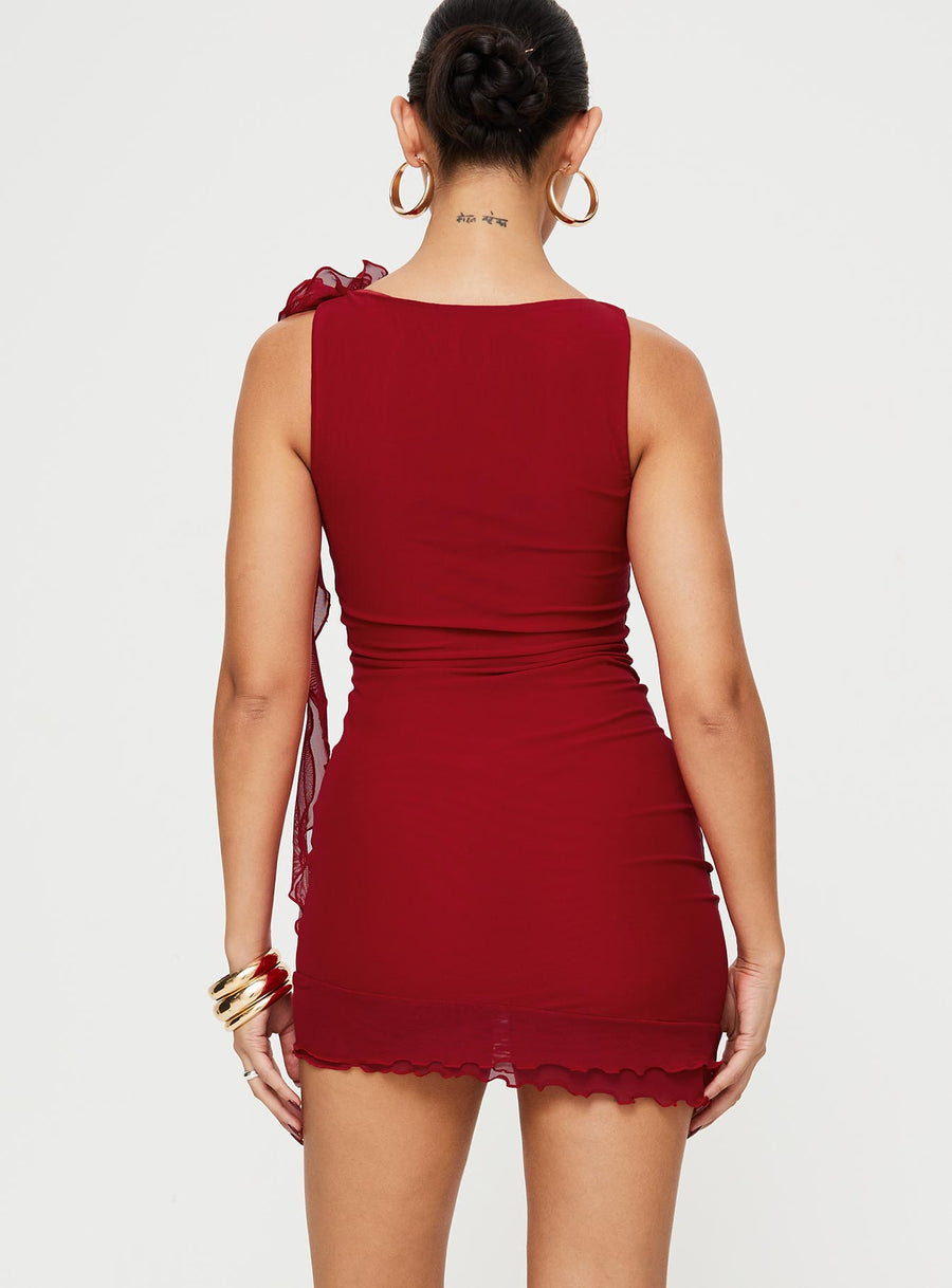 Lorello Mini Dress Red · photo 5