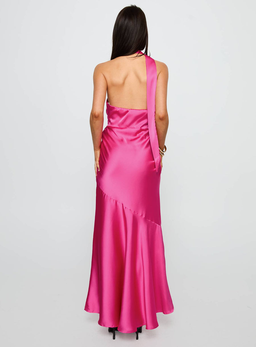 Elixaire Scarf Maxi Dress Pink · photo 4