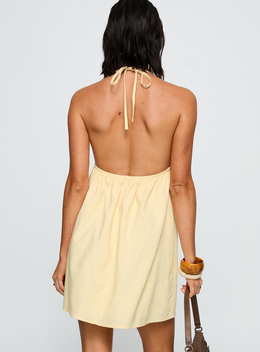 Melanea Mini Dress Yellow · photo 5