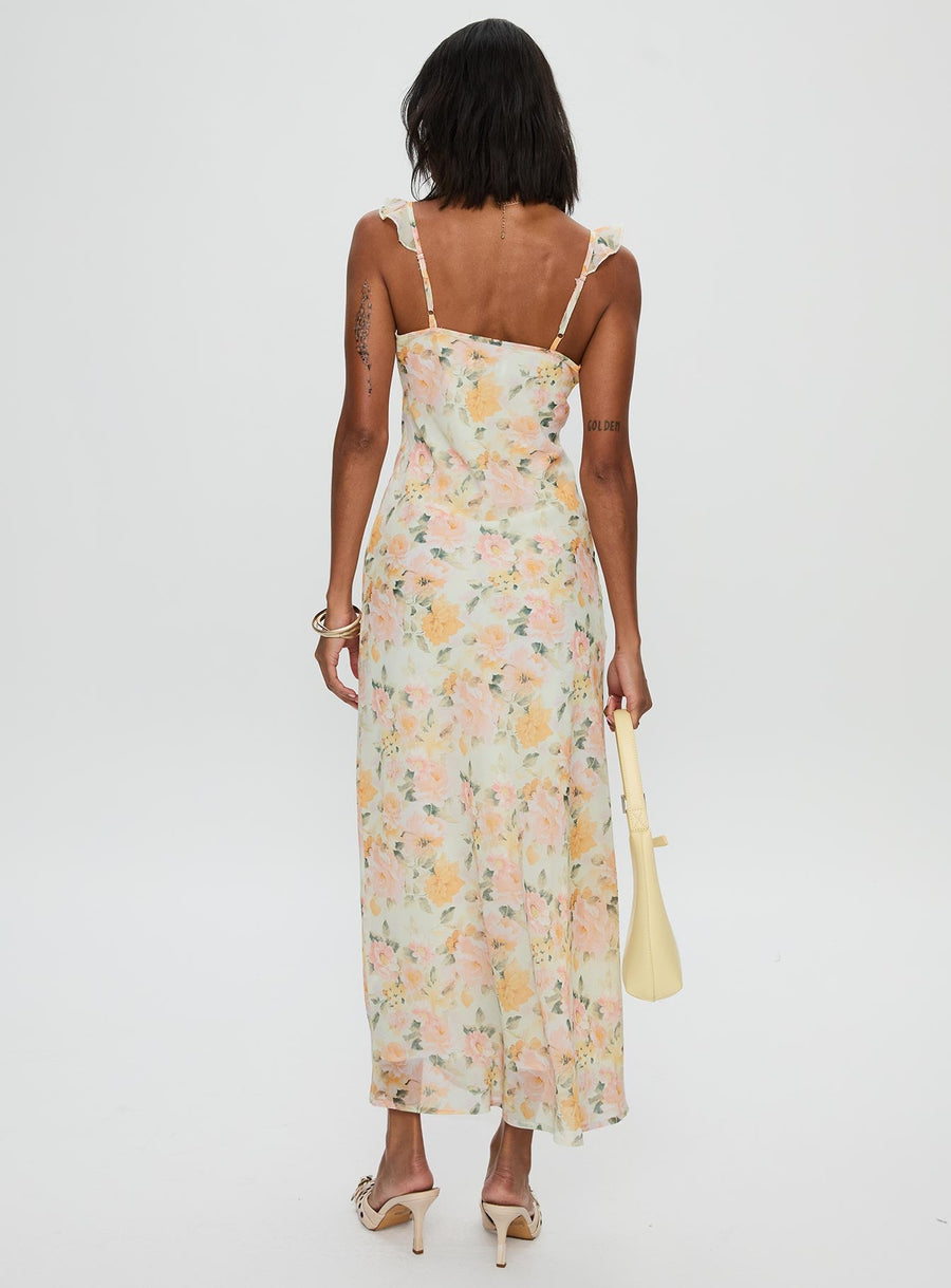 On A Wave Frill Detail Maxi Dress Multi · photo 4