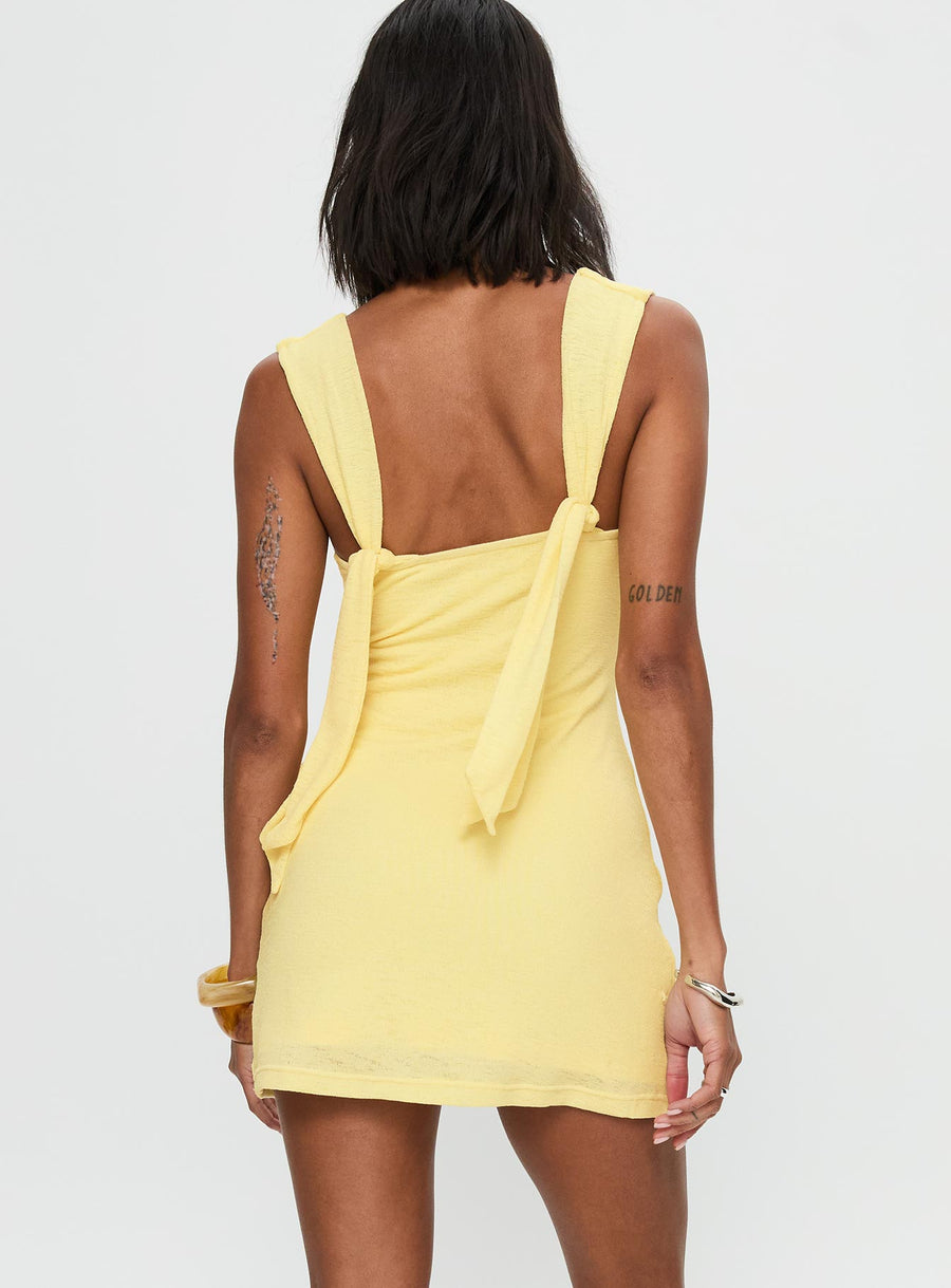 Steward Mini Dress Lemon · photo 5