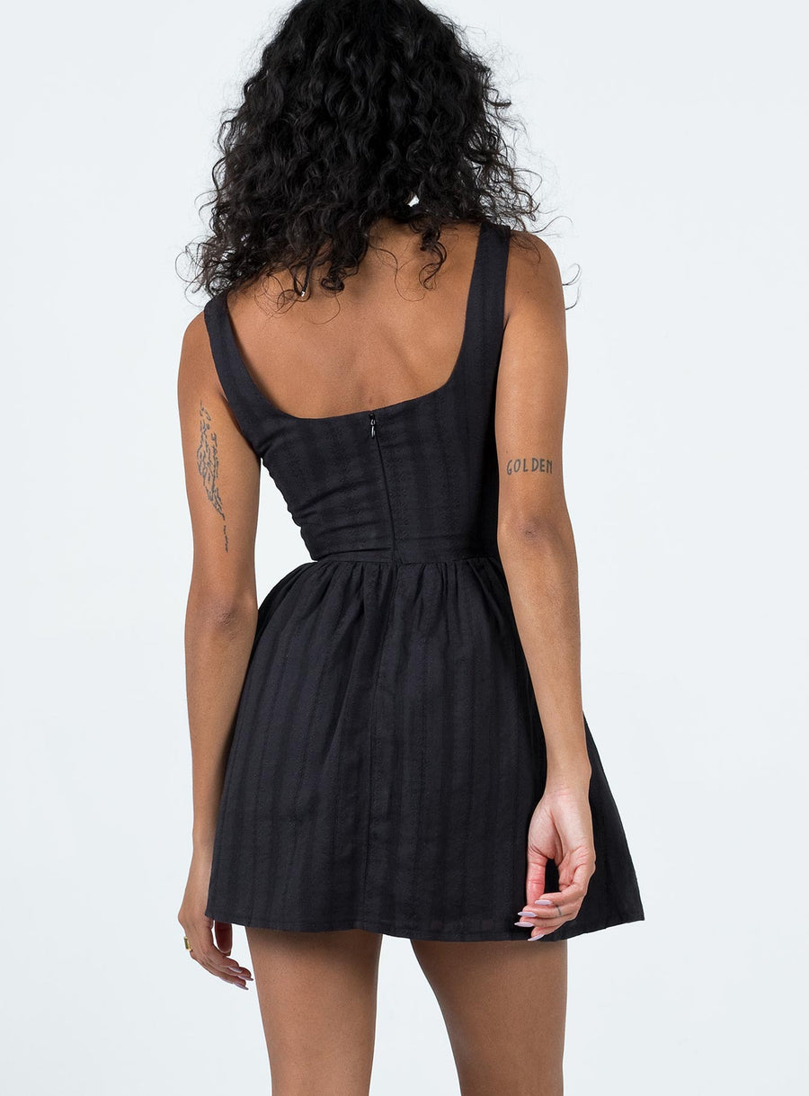 Lorinda Mini Dress Black · photo 5