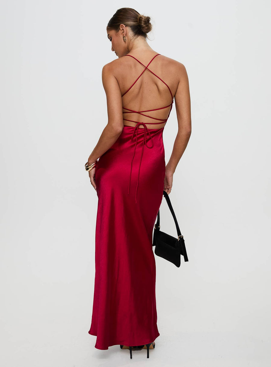 Kristelle Maxi Dress Red · photo 5