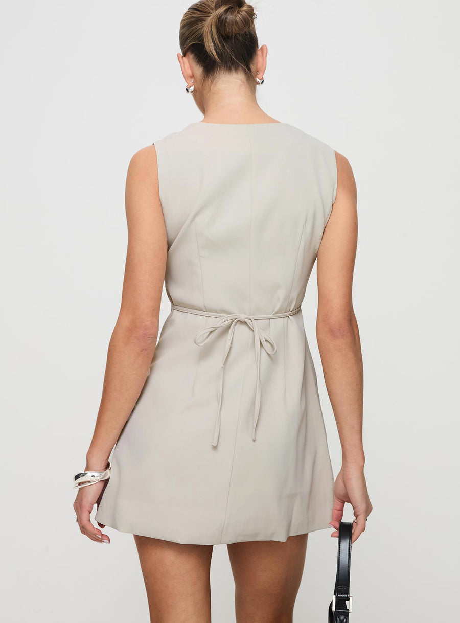 Katja Mini Dress Oyster · photo 5