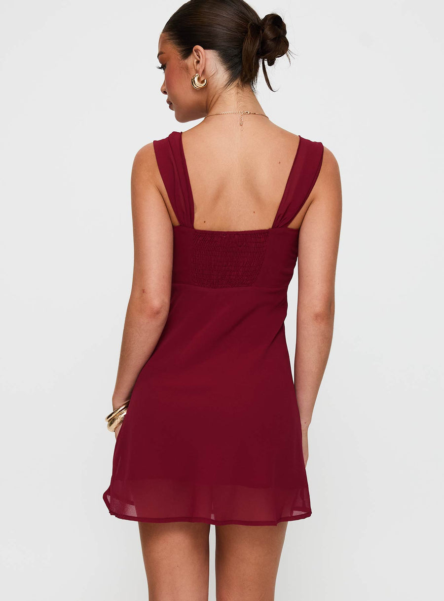 Solasta Mini Dress Red · photo 4