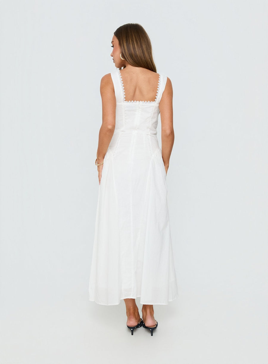 Mariette Panelled Midi Dress White · photo 5