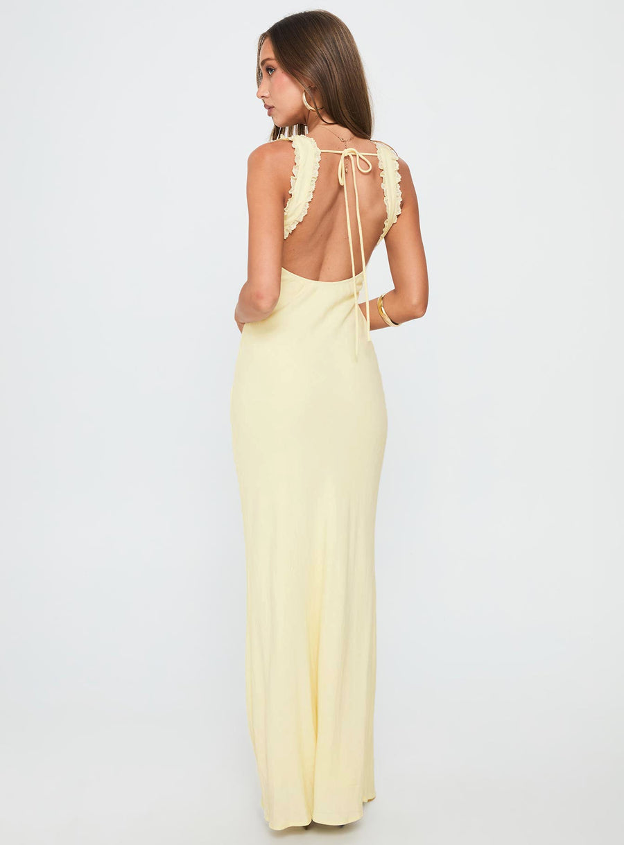 Lillette Maxi Dress Lemon · photo 5